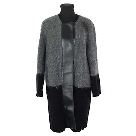Gerard Darel Gray wool coat Grey