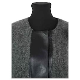 Gerard Darel-Wool coat-Grey