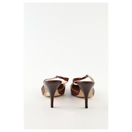 Manolo Blahnik-Leather heels-Brown