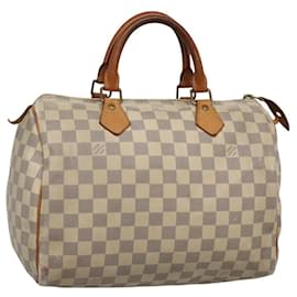 Louis Vuitton-LOUIS VUITTON Damier Azur Speedy 30 Hand Bag N41533 LV Auth bs24986-Other
