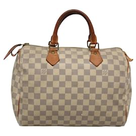 Louis Vuitton-LOUIS VUITTON Damier Azur Speedy 30 Hand Bag N41533 LV Auth bs24986-Other