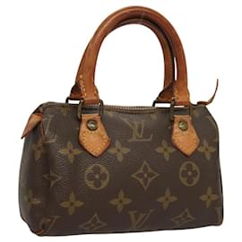 Louis Vuitton-LOUIS VUITTON Monogram Mini Speedy Hand Bag Vintage M41534 LV Auth 119177-Monogram