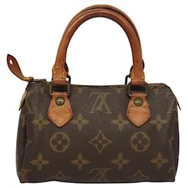 Louis Vuitton-LOUIS VUITTON Monogram Mini Speedy Hand Bag Vintage M41534 LV Auth 119177-Monogram