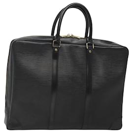 Louis Vuitton-LOUIS VUITTON Epi Porte Documents Voyage Business Bag Black M54472 Auth 120520-Black