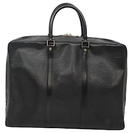 Louis Vuitton-LOUIS VUITTON Epi Porte Documents Voyage Business Bag Black M54472 Auth 120520-Black