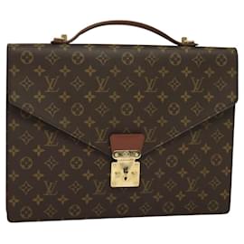 Louis Vuitton-LOUIS VUITTON Monogram Porte Documents Bandouliere Bag M53338 Auth ep8783-Monogram