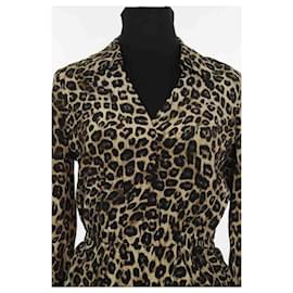 The Kooples-Silk dress-Brown