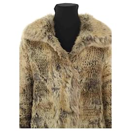 Fendi-Fur coat-Brown