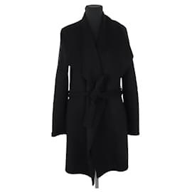 Joseph Black wool coat Black