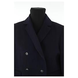 Tara Jarmon-Cotton jacket-Blue