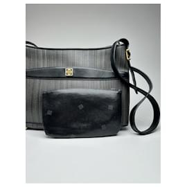 Givenchy-Vintage Givenchy Leather bag black grey-Black
