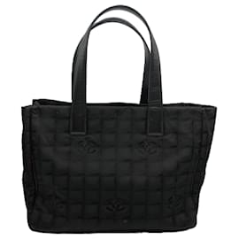 Chanel-Chanel New Travel Line Tote MM Bag-Black