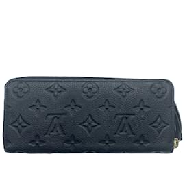 Louis Vuitton-Louis Vuitton Long Wallet Portefeuille Clemence-Black
