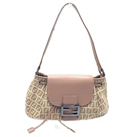 Fendi-Sac à épaule Fendi Zucchino Mamma Bucket rose-Rose