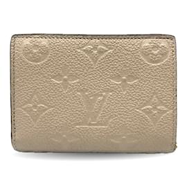 Louis Vuitton-Louis Vuitton Monogram Empreinte Bi-fold Wallet-Beige