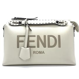 Fendi-Fendi By The Way Medium Shoulder Bag-Cream