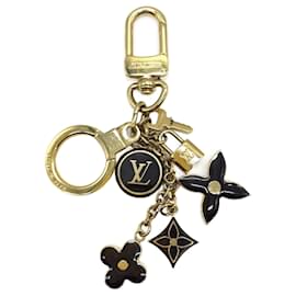 Louis Vuitton-Louis Vuitton Portecle Pampille Bag Charm Key Ring-Golden