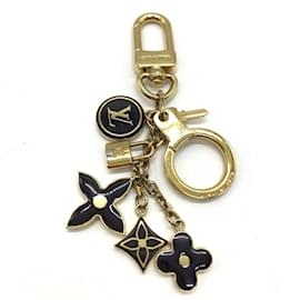 Louis Vuitton-Louis Vuitton Portecle Pampille Bag Charm Key Ring-Golden