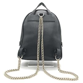 Gucci-Gucci Soho Interlocking GG Mini Leather Backpack-Black