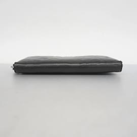 Chanel-Chanel Long Wallet in Black Lambskin-Black