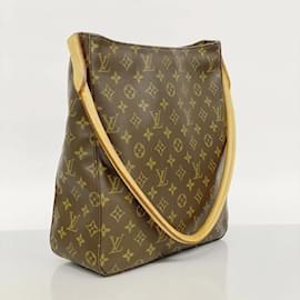 Louis Vuitton-Louis Vuitton Monogram Looping GM Shoulder Bag-Brown