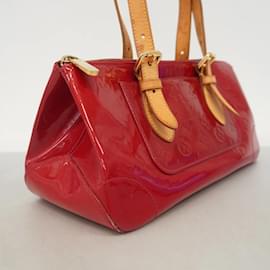 Louis Vuitton-Sac à main Louis Vuitton Vernis Rosewood Avenue M93507-Rouge