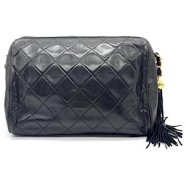 Chanel-Chanel Matelasse Leather Shoulder Bag-Black