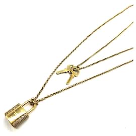 Louis Vuitton-Louis Vuitton LV Padlock Necklace M01593-Other