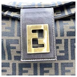 Fendi-Sac à épaule Fendi Zucca-Marron