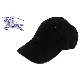 Burberry Black Baseball Cap Black