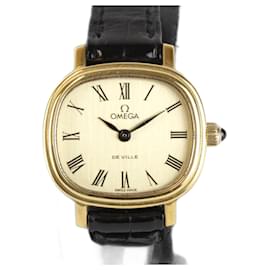 Omega-OMEGA DEVILLE Hand-wound Ladies' Watch-Golden