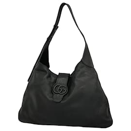 Gucci-Gucci GG Marmont Leather Tote Bag-Black