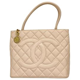 Chanel-Chanel Pink Grained Calfskin Tote Bag-Pink