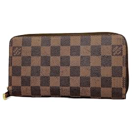 Louis Vuitton-Louis Vuitton Damier Zippy Long Wallet-Damier ebene