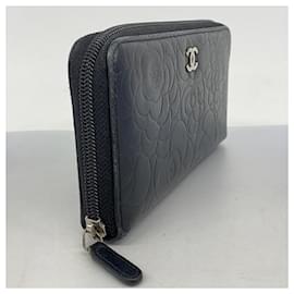 Chanel-Chanel Long Wallet in Black Lambskin-Black