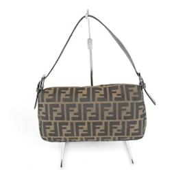 Fendi-Sac seau Mamma Zucca de Fendi-Marron