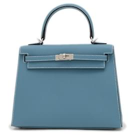 Hermès-Hermès Kelly 25-Blue