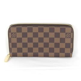 Louis Vuitton-Louis Vuitton Damier Canvas Zippy Wallet-Brown