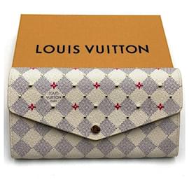 Louis Vuitton-Louis Vuitton Damier Azur Bi-fold Wallet-Beige