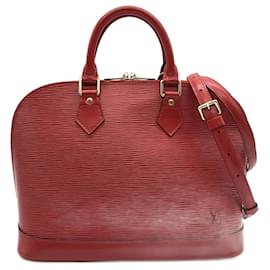 Louis Vuitton-Louis Vuitton Alma PM Handbag-Red