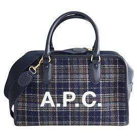 Apc Blue wool shoulder bag Blue
