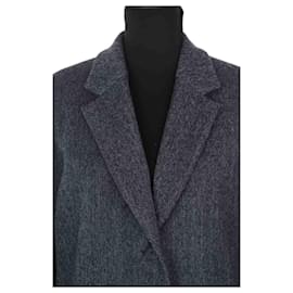 Lacoste-Wool coat-Navy blue