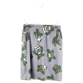 Golden Goose-Silk skirt-Grey