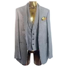 Etro-ETRO Silk Jacket & Waistcoat Suit-Other
