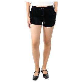 Brunello Cucinelli Schwarze Samt-Mini-Shorts - Größe S Schwarz