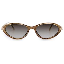 Dior-Vintage Yellow Vintage Sunglasses 2889 54/17 130mm-Golden