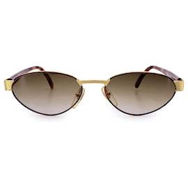 Fendi-Vintage Brown Gold Sunglasses FS 251 54/19 135mm-Brown