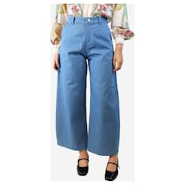 Autre Marque-Blue wide-leg jeans - size S-Blue