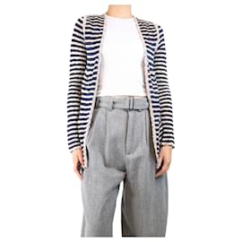 Chanel-Multi stripe cardigan - size UK 8-Multiple colors