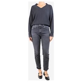 Balenciaga-Grey ex-boyfriend jeans - size UK 8-Grey
